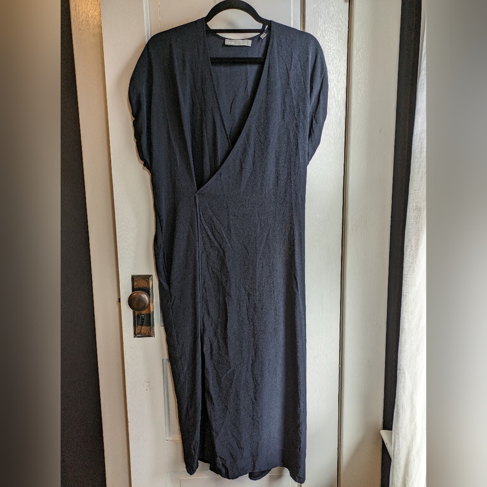 Vince silk wrap dress